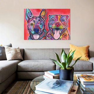 "Latte & Hijiki" by Dean Russo, Canvas Print, 40"x26"