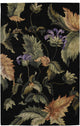 NOURISON TROPICS BLACK AREA RUG