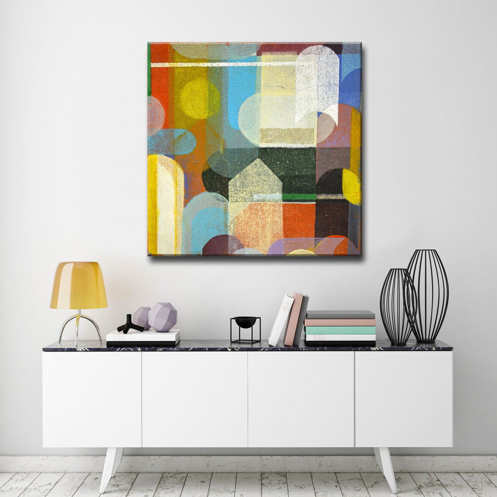 Ready2Hangart 'Calypso I' By Norman Wyatt, Jr Canvas Art, 12" Hx12" W