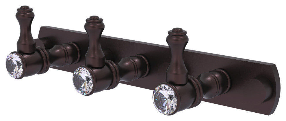Carolina Crystal 3 Position Tie and Belt Rack, Antique Bronze