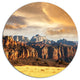 Zion National Park Utah Usa, Landscape Round Wall Art, 36"