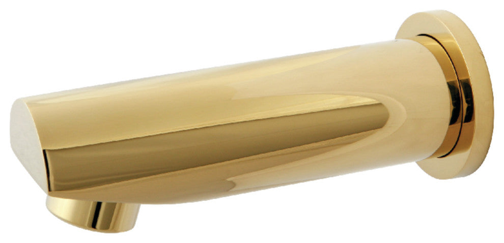 Kingston Brass Tub Faucet Spout With Flange, Polished Brass