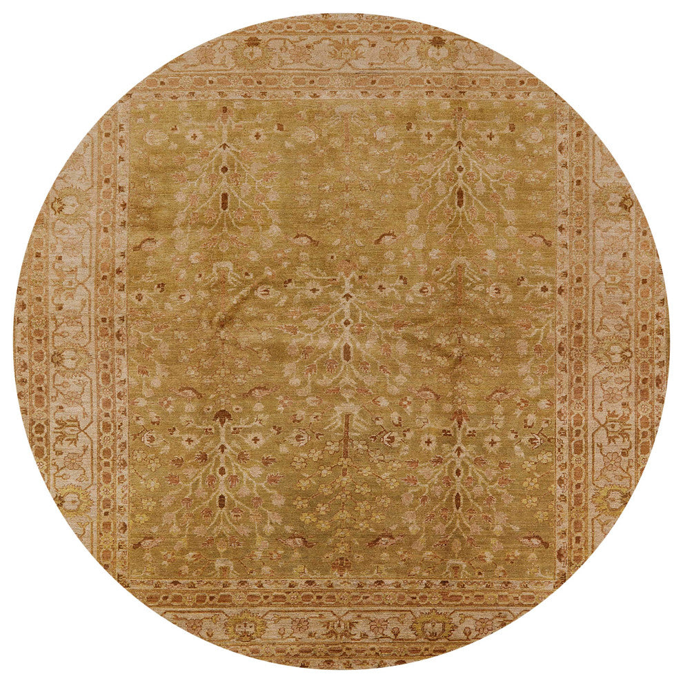 Ahgly Company Indoor Round Mid-Century Modern Area Rugs, 7' Round