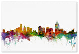 "Cincinnati, Ohio Skyline" Canvas Art by Michael Tompsett