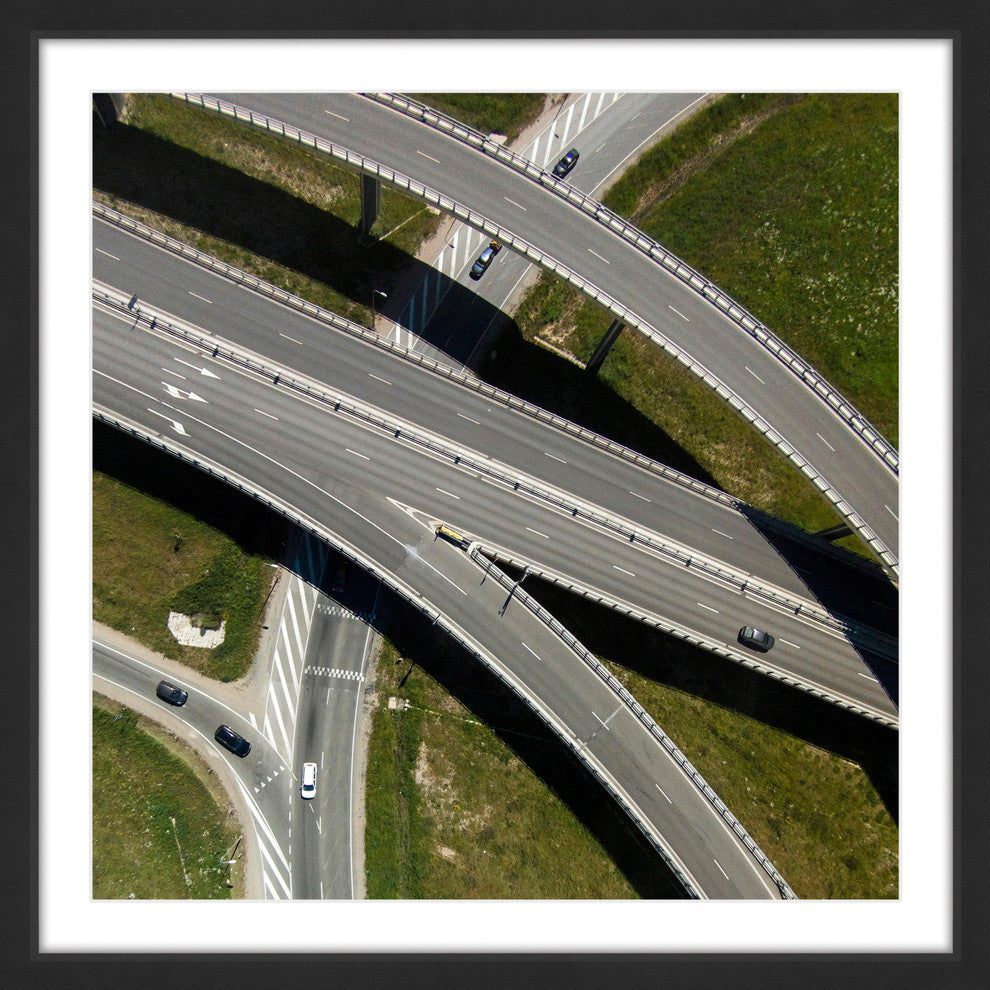 "Highways" Framed Print by Karolis Janulis