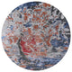 Ahgly Company Indoor Round Mid-Century Modern Area Rugs, 6' Round