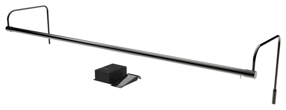 43" Slim Line Art Light, Black With Hard Wire Kit and Remote