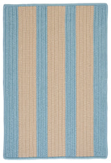 Boat House BT49 Light Blue Indoor/Outdoor Area Rug, Rectangular 2'x10'