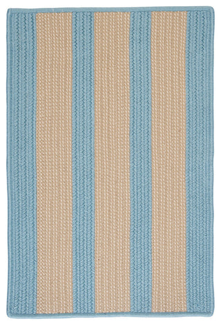 Boat House BT49 Light Blue Indoor/Outdoor Area Rug, Rectangular 2'x10'