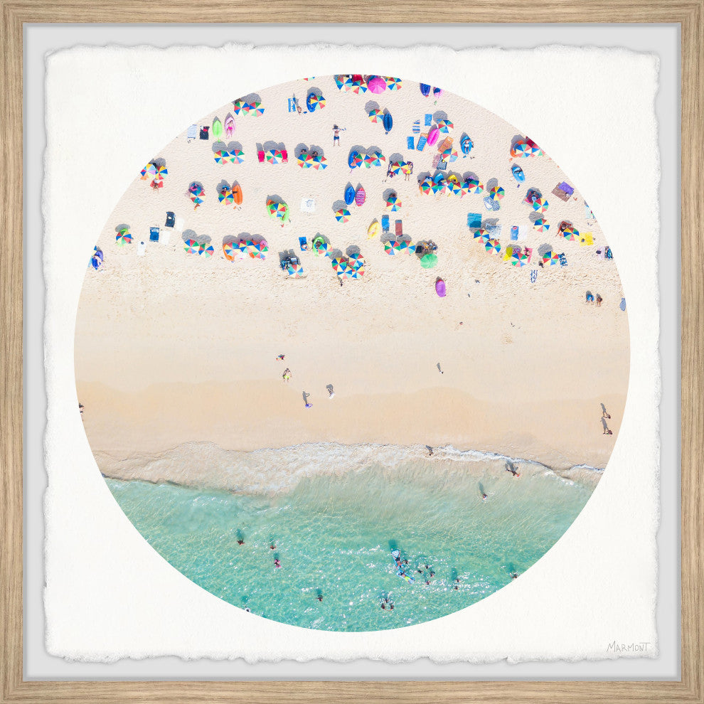 "I Love Vacations" Framed Painting Print, 12x12