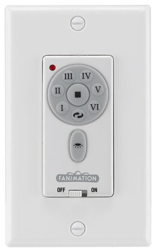 Fanimation Controls DC Motor Wall Control Reversing - Fan Speed TW40WH