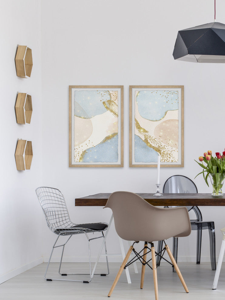 Island of No Return Diptych, 2-Piece Set, 12x18 Panels