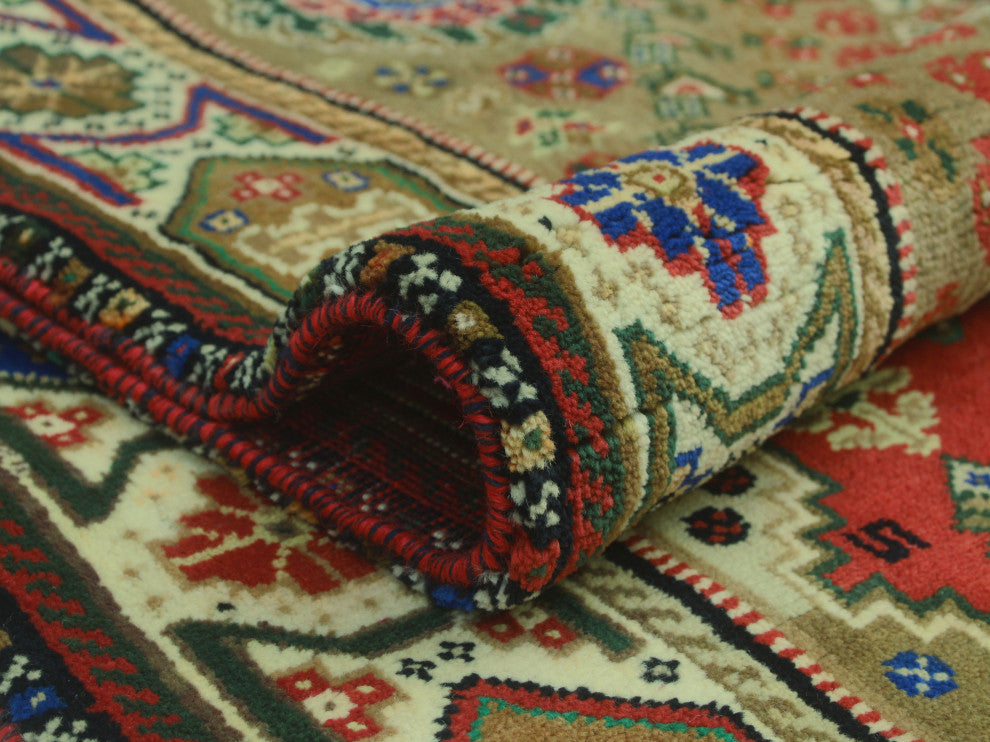 Fine Vintage Distressed Maira Rust Rug
