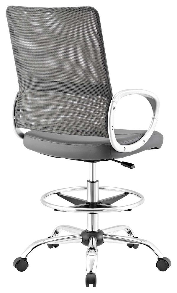 Command Mesh and Vinyl Drafting Chair