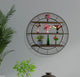 3-Tier Rustic Round Iron Wall Shelf