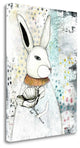 "The Rabbit And The Flower" By Sarah Ogren, Giclee Print on Gallery Wrap Canvas