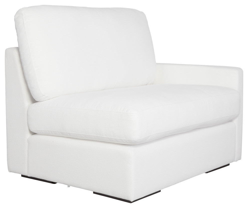 Uttermost Refuge Arctic White Right Arm Facing Sofa