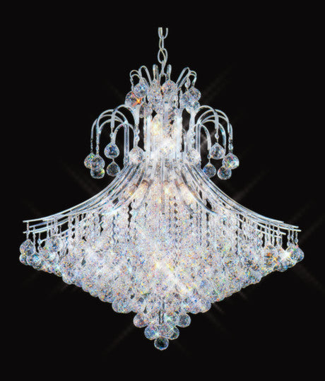 Artistry Lighting Toureg Collection Crystal Chandelier 31x35, Chrome