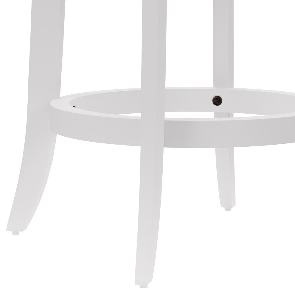Hillsdale Presque Isle Slat Back Wood Swivel Stool, Counter Height