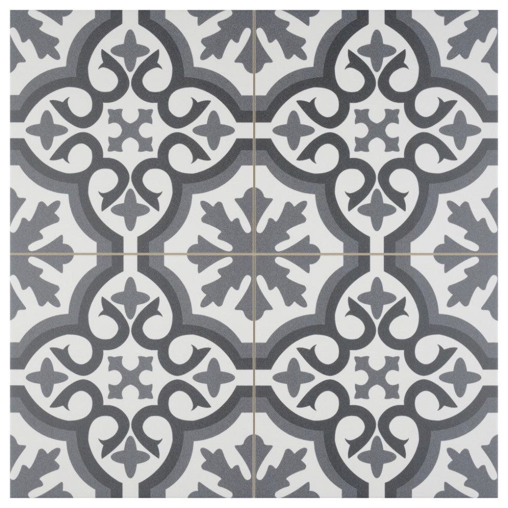 Berkeley Essence Porcelain Floor and Wall Tile, Gray