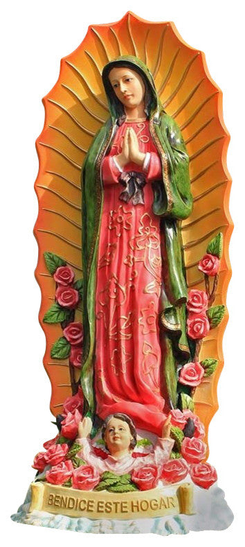 Large Virgin of Guadalupe Statue