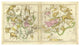 "The Constellations in April - September, 1835" Paper Art, 24"x14"