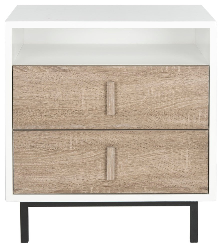 Safavieh Kefton Mid-Century Scandinavian Lacquer 2-Drawer Cabinet