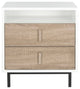 Safavieh Kefton Mid-Century Scandinavian Lacquer 2-Drawer Cabinet