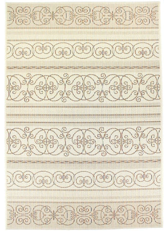 Veranda 6433-1401 Area Rug, Cream, 7'10"x10'10"