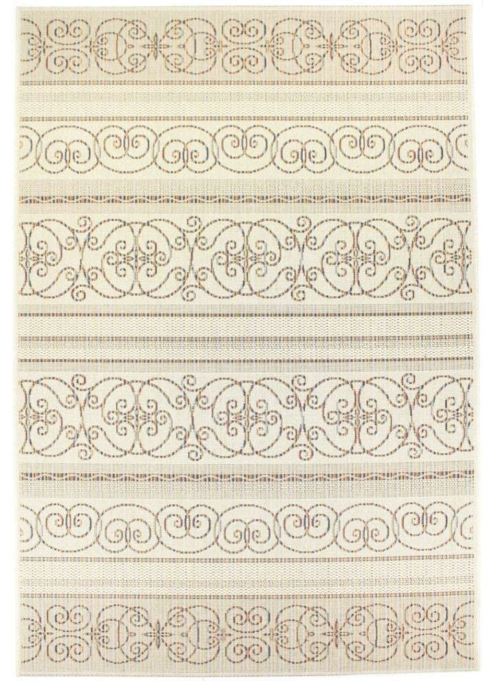 Veranda 6433-1401 Area Rug, Cream, 7'10"x10'10"