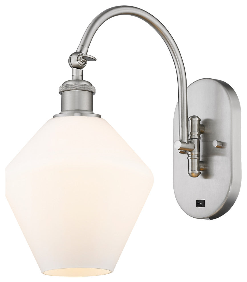 Innovations 518-1W-SN-G651-8-LED 1-Light Sconce, Brushed Satin Nickel