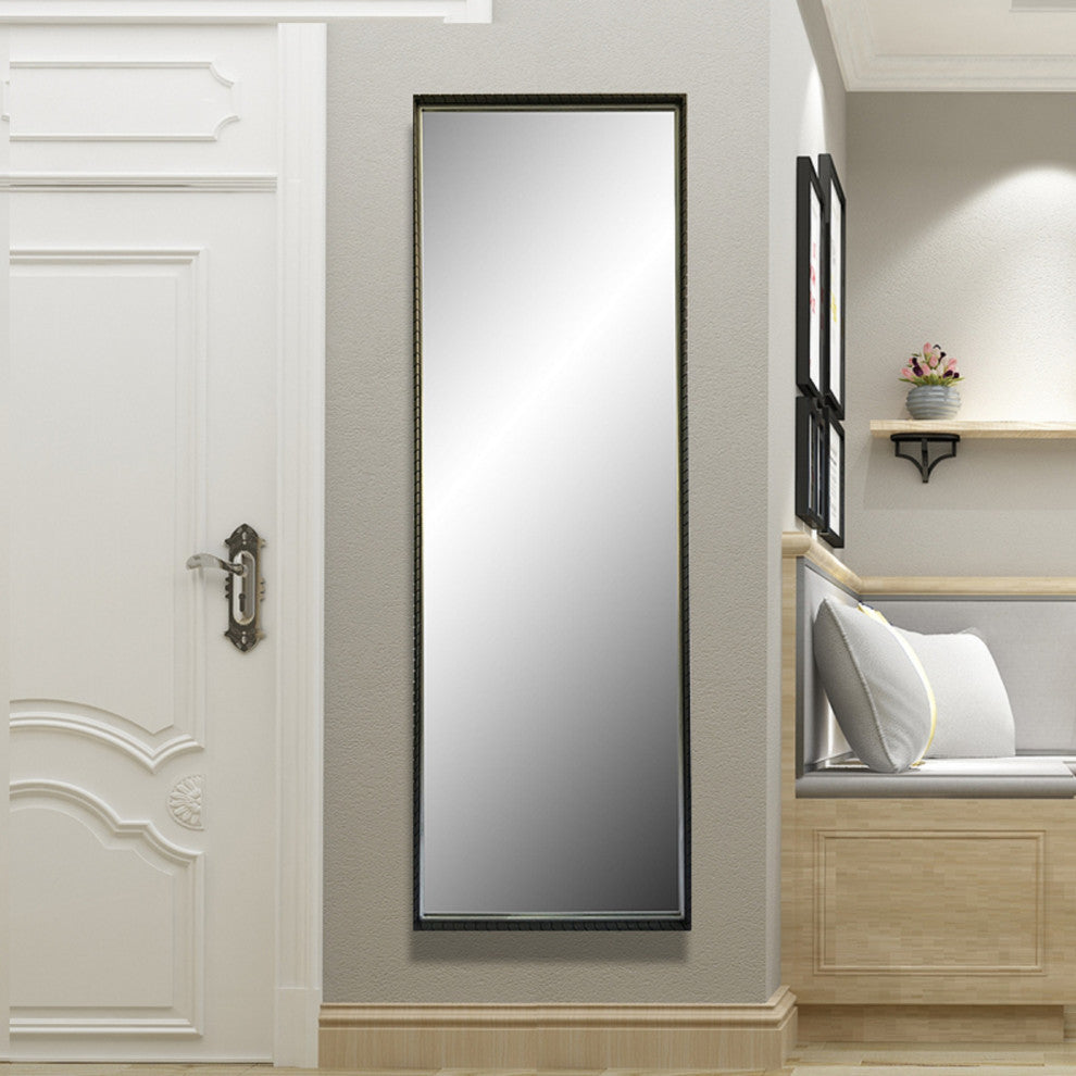 metal wall or floor mirror