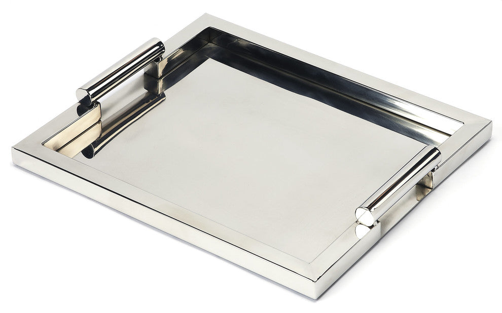 Morante Stainless Steel Rectangular Serving Tray, 3827016