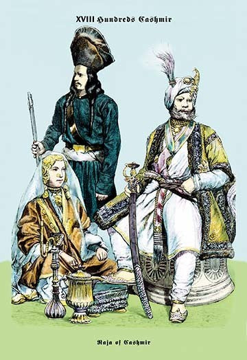 Raja of Cashmir, 19th Century- Canvas Poster 20" x 30"