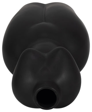 Dol, 12"H Torso Vase, Black
