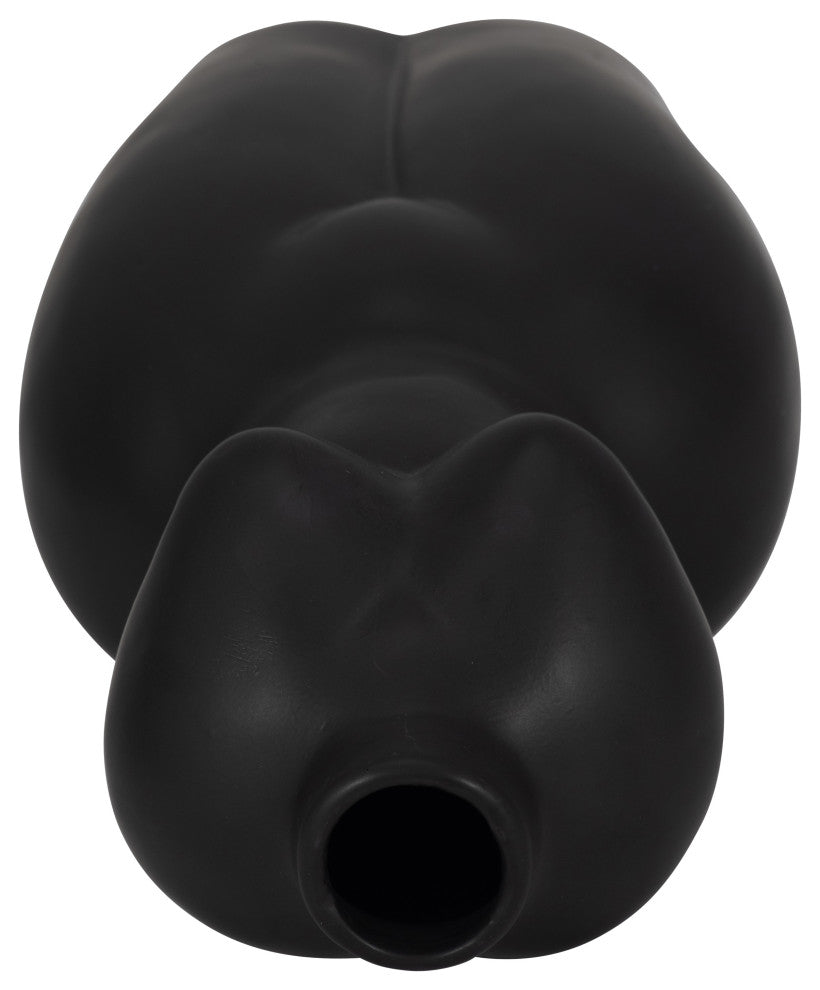 Dol, 12"H Torso Vase, Black