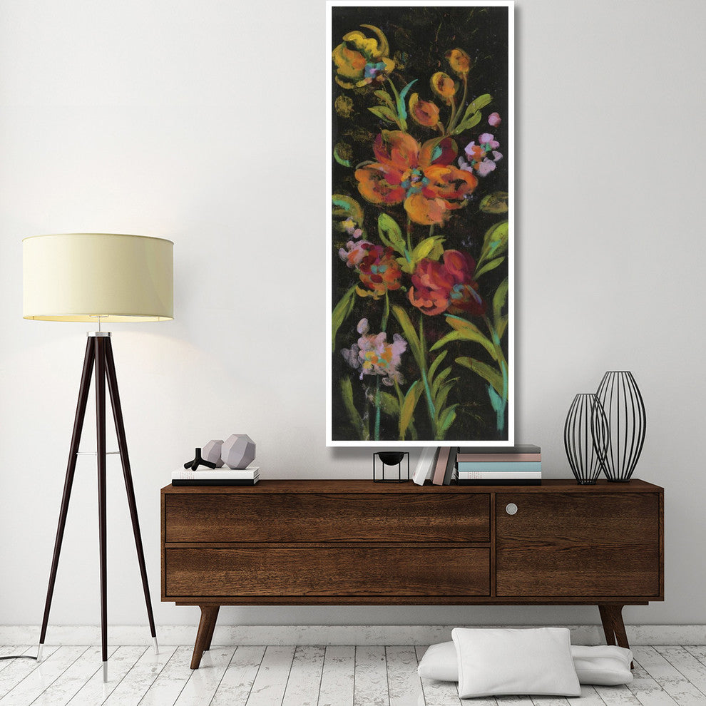 "July Garden Trio I" Digital Paper Print by Silvia Vassileva, 32"x77"