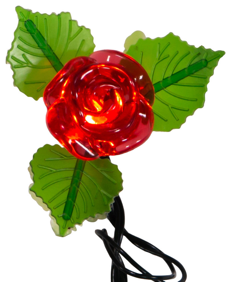 UL 10 Light, LED Red Rose Light Set