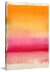 "Brightly Layered" Painting Print on Canvas