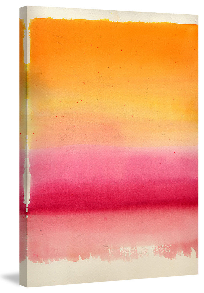 "Brightly Layered" Painting Print on Canvas