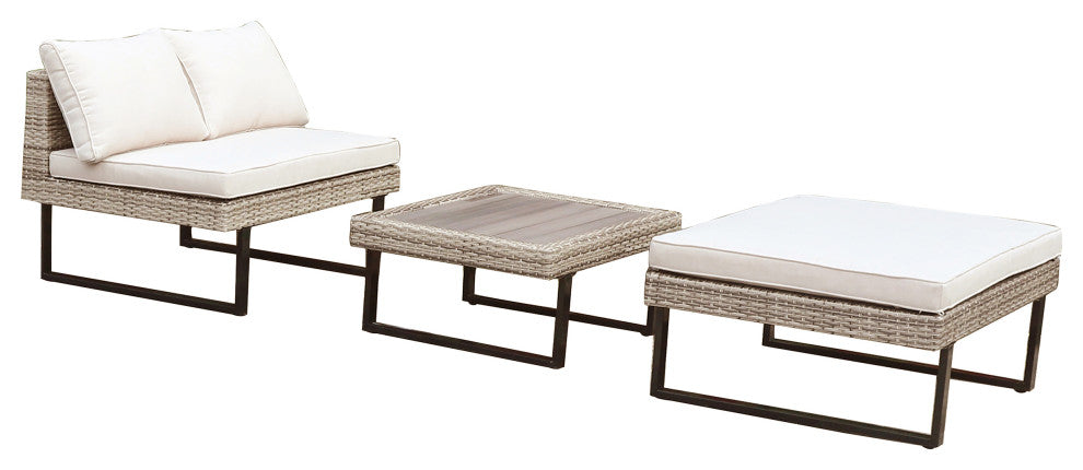 Outdoor Corner Patio Sectional and Tables