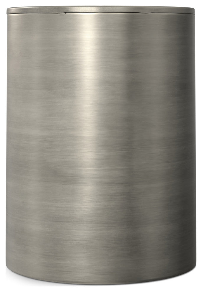 Corbin Metal Side Table, Antique Silver