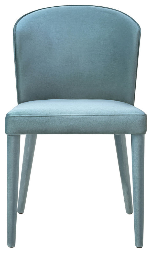 TOV Furniture Metropolitan Sea Blue Velvet Chair