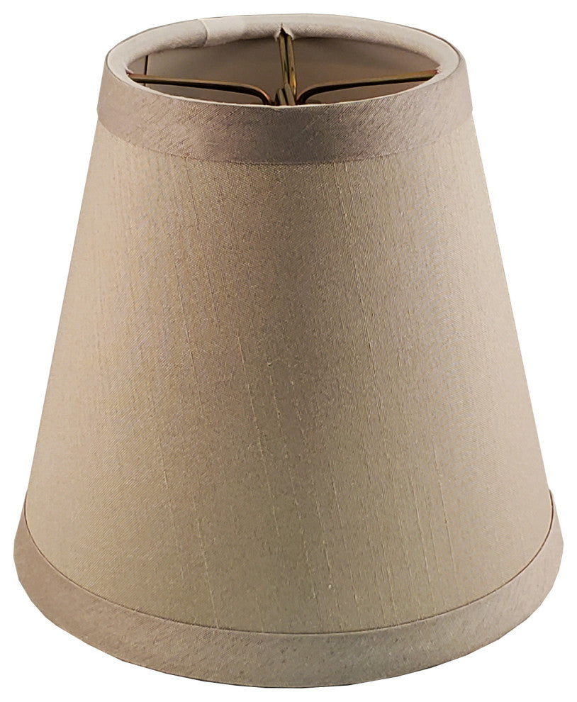Royal Designs Empire Flame Clip On Chandelier Lamp Shade, Gray, Multiple Sizes