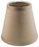 Royal Designs Empire Flame Clip On Chandelier Lamp Shade, Gray, Multiple Sizes