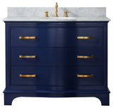 Monroe 42" Bathroom Vanity, Navy Blue