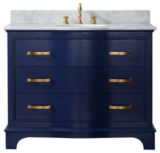 Monroe 42" Bathroom Vanity, Navy Blue