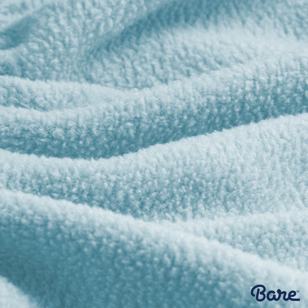 Polar Fleece Sheet Set, Light Blue, Twin XL