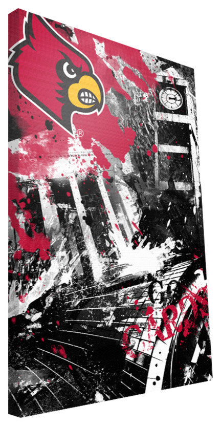 LOU Cardinals Spirit Canvas Print, 16"x24"