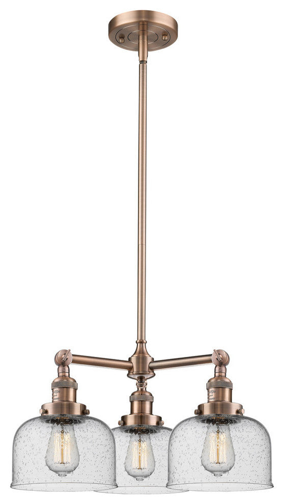Innovations Lighting 207-Ac-G74-Led 3 Light Dimmable Led Chandelier